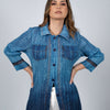 BLUSA LARGA VIDA - AZUL