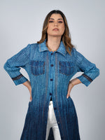 BLUSA LARGA VIDA - AZUL - Thumbnail 1