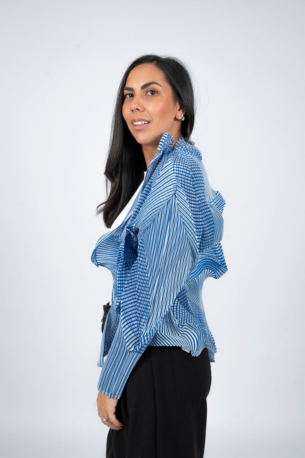 CHAQUETA IRIS - CELESTE - Gallery 2