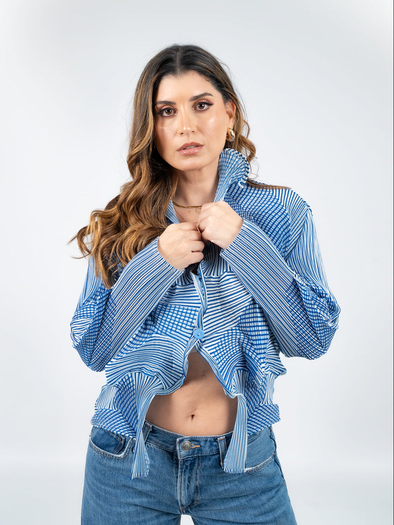 CHAQUETA IRIS - CELESTE - Image 4