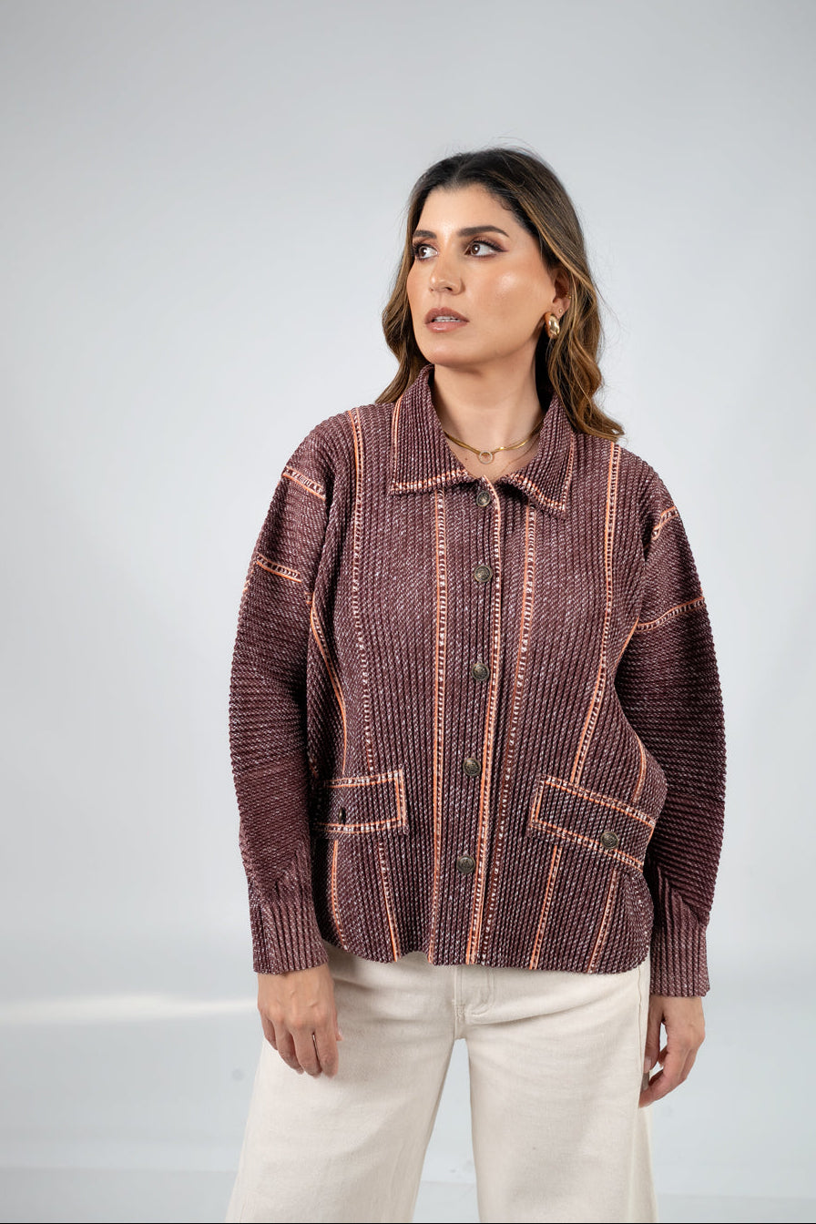 CHAQUETA SIENNA - MARRON - Gallery 4