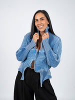 CHAQUETA IRIS - CELESTE - Thumbnail 1