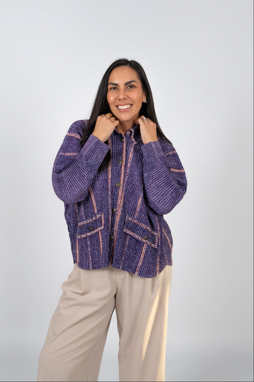 CHAQUETA SIENNA - MORADO - Gallery 5