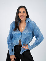 CHAQUETA IRIS - CELESTE - Thumbnail 3