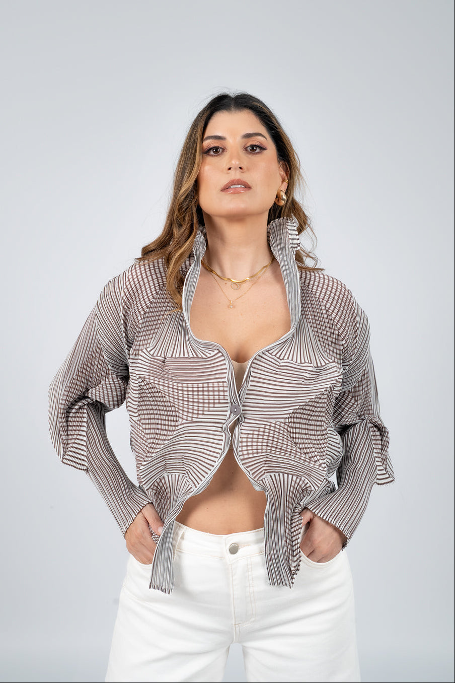 CHAQUETA IRIS - MARRON - Gallery 1