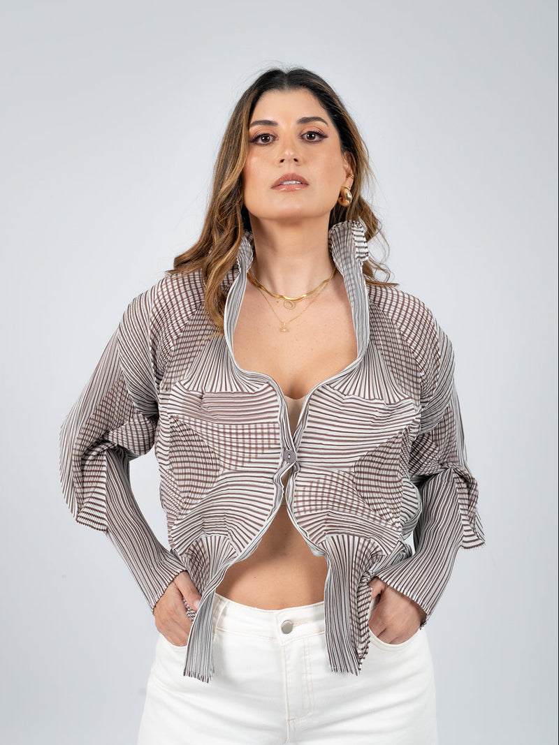 CHAQUETA IRIS - MARRON - Image 1