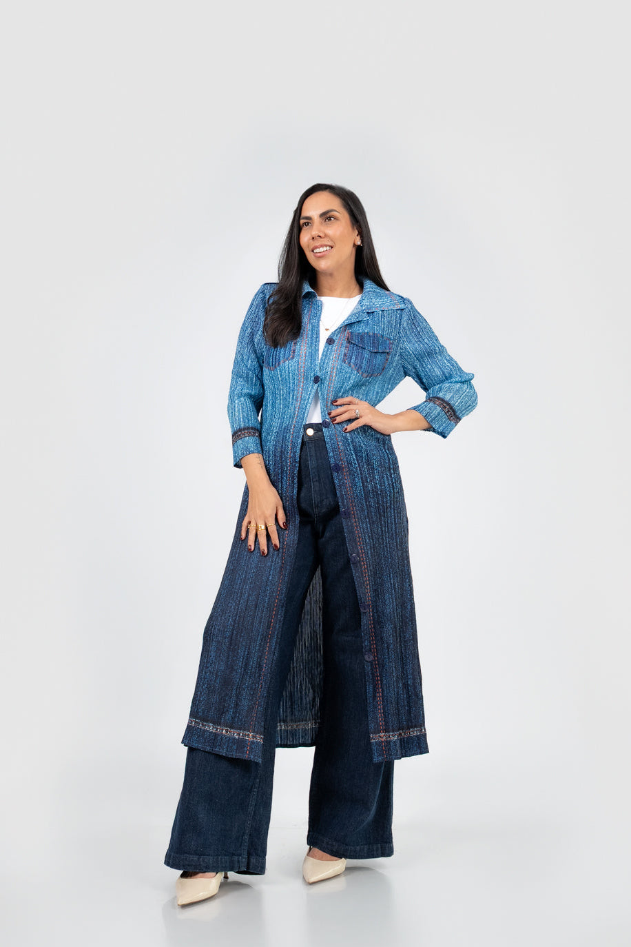 BLUSA LARGA VIDA - AZUL - Gallery 5