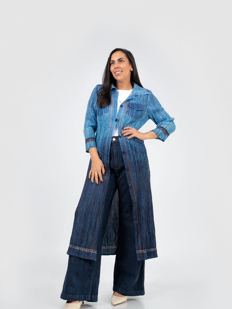 BLUSA LARGA VIDA - AZUL - Image 5